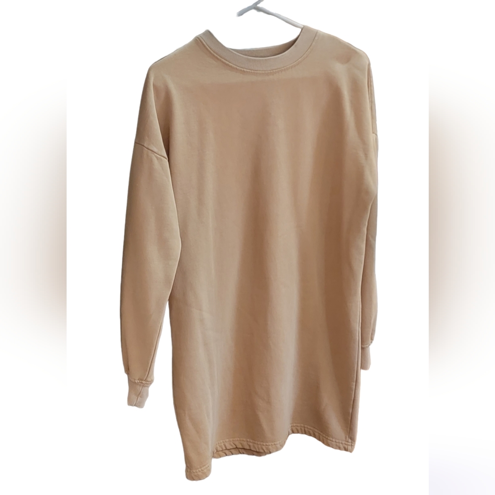 FOREVER 21 TAN long sweater